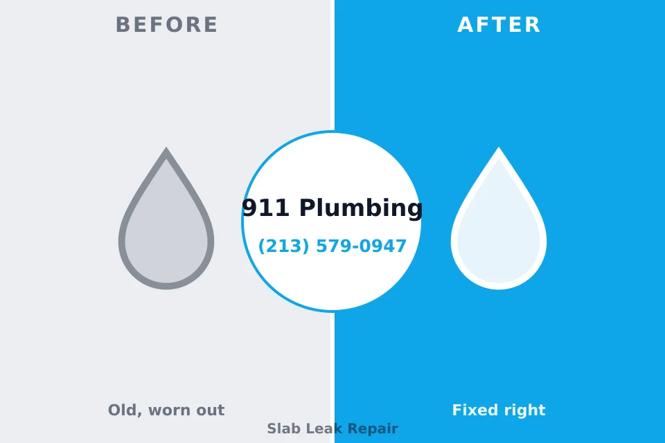 Before and after: plumbing repair Atoka, NM